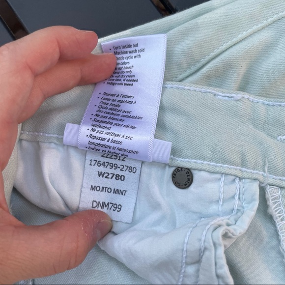 Mint Paige Skinny Ankle Jeans - Picture 5 of 7